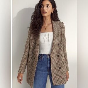 Aritzia Wilfred Double Breasted Blazer